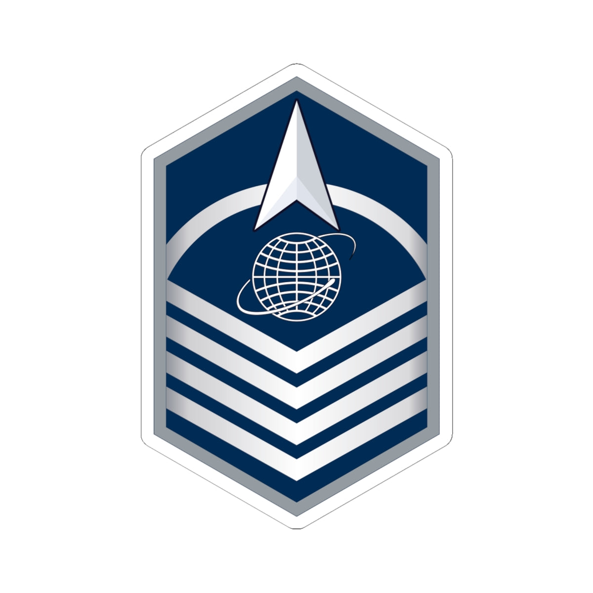 Kiss-Cut Sticker - USSF - E7 Master Sergeant wo Txt