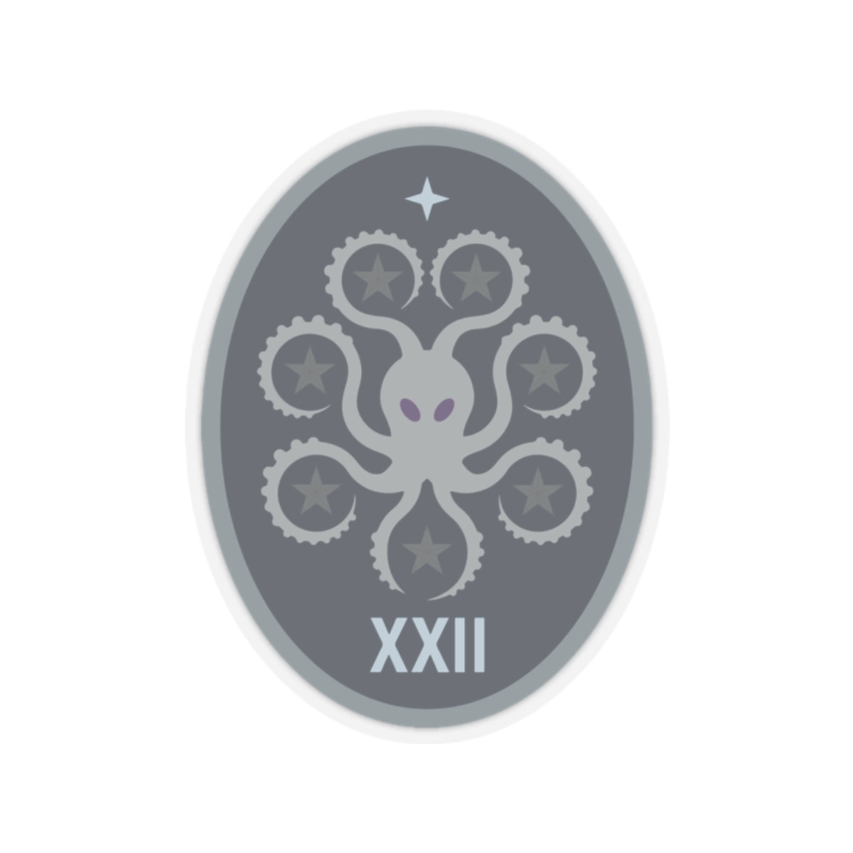 Kiss-Cut Sticker - USSF - 22nd Space Operations Squadron wo txt