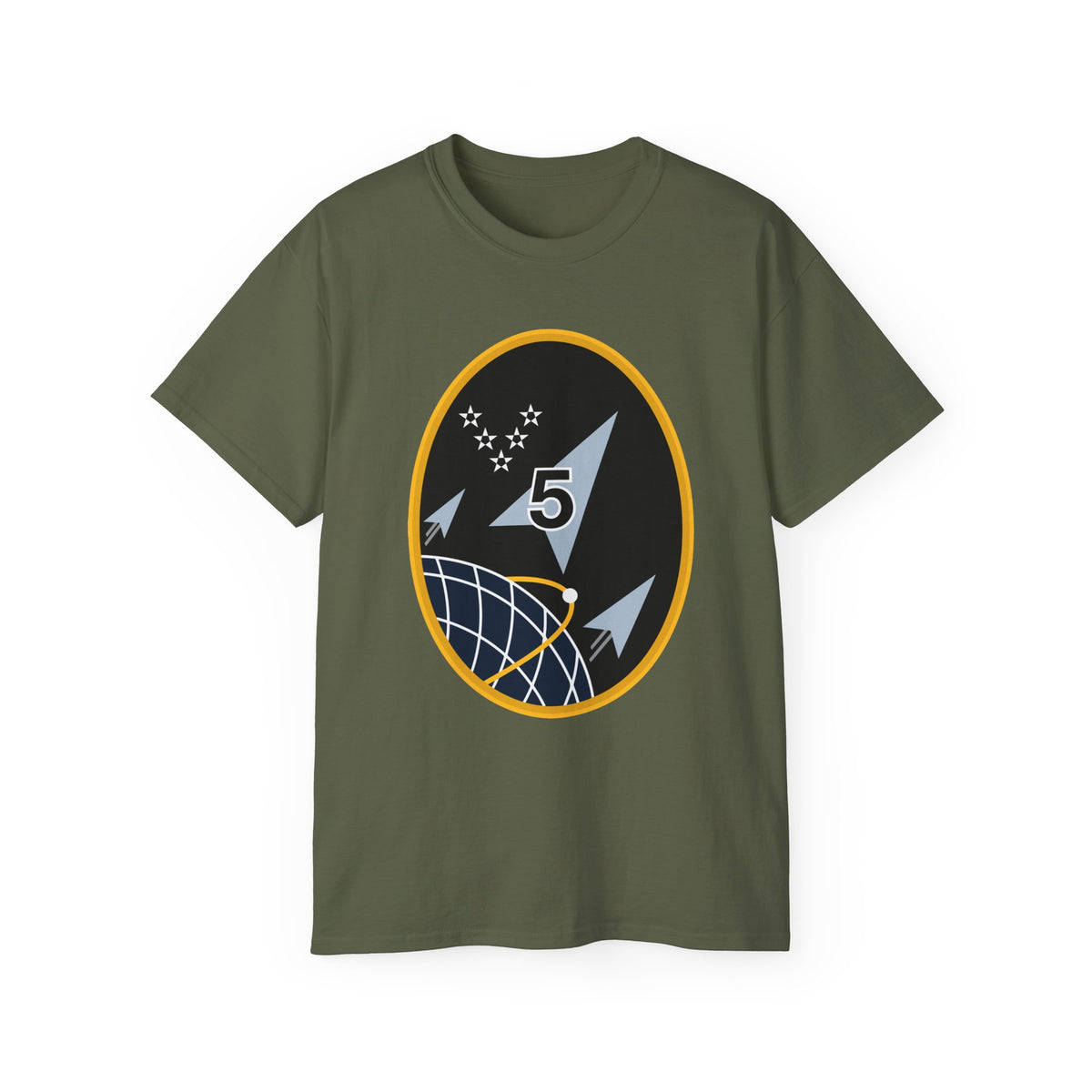 Unisex Ultra Cotton Tee -  USSF - 5th Space Launch Squadron wo txt X 300