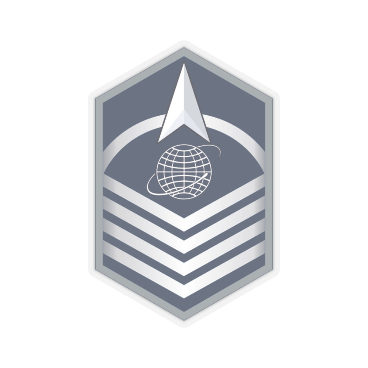 Kiss-Cut Sticker - USSF - E7 Master Sergeant wo Txt