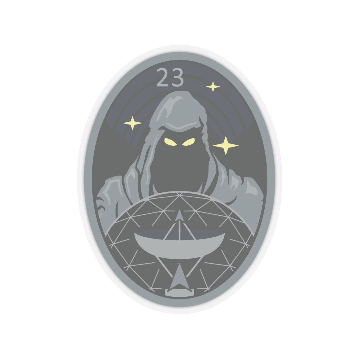 Kiss-Cut Sticker - USSF - 23rd Space Operations Squadron wo txt