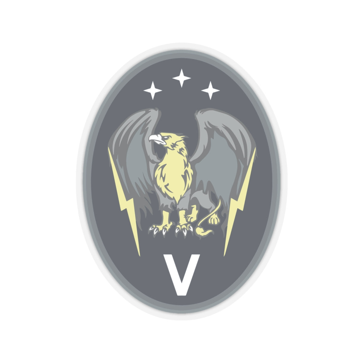 Kiss-Cut Sticker - USSF - 5th Electromagnetic Warfare Squadron wo txt X 300