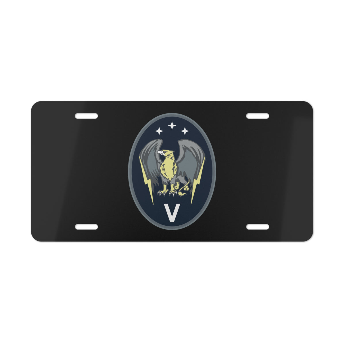 Vanity License Plate - USSF - 5th Electromagnetic Warfare Squadron wo txt X 300