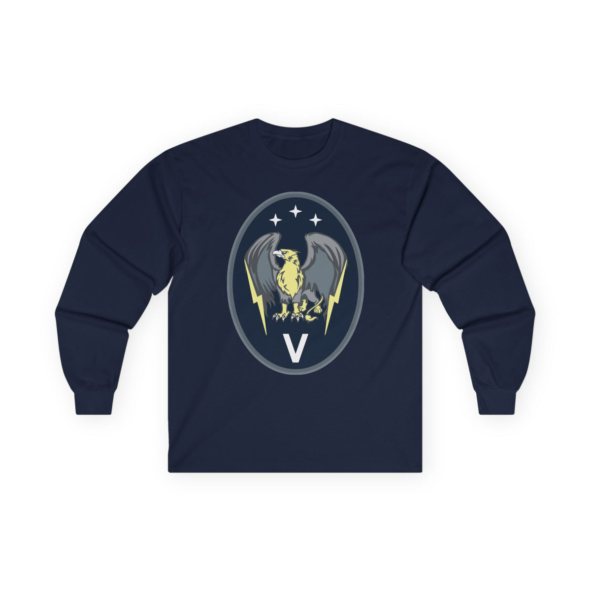 Unisex Ultra Cotton Long Sleeve Tee - USSF - 5th Electromagnetic Warfare Squadron wo txt X 300
