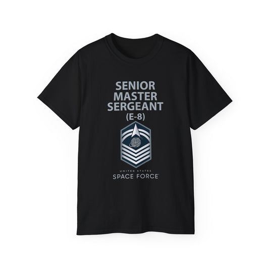 Unisex Ultra Cotton Tee -  USSF - E8 Senior Master Sergeant - US Space Force