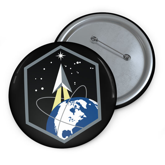 Custom Pin Button - USSF - Space Base Delta 2 wo txt