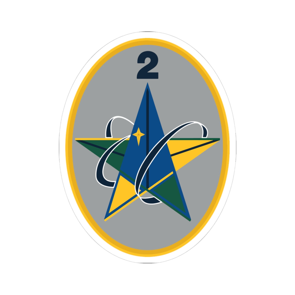 Kiss-Cut Sticker - USSF - 2nd Range Operations Squadron wo txt X 300