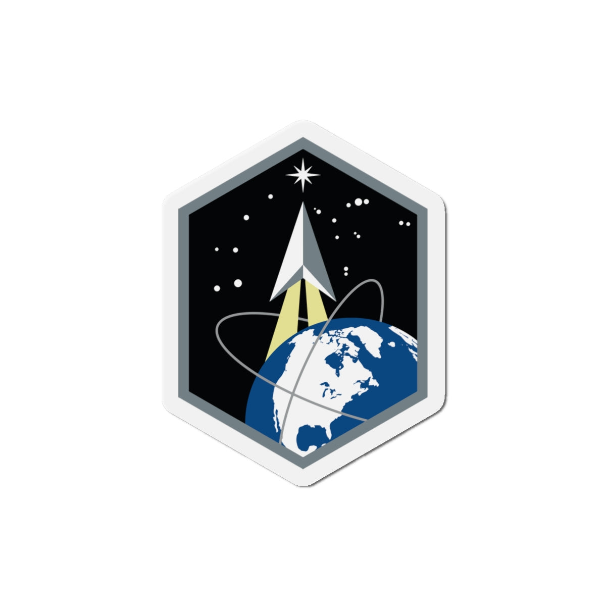 Die-Cut Magnet - USSF - Space Base Delta 2 wo txt