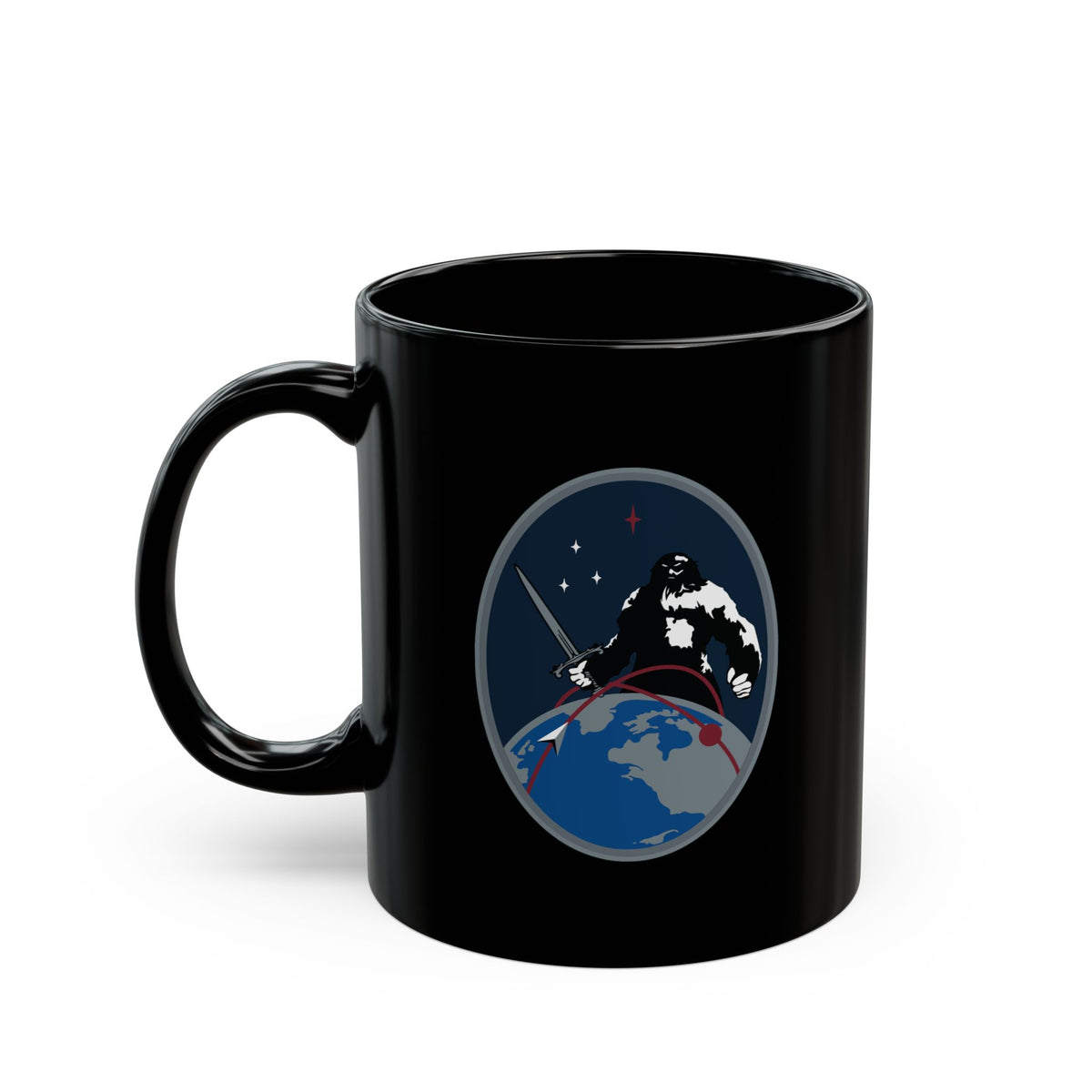 Black Mug (11oz, 15oz) - USSF - 9th Combat Training Squadron wo txt