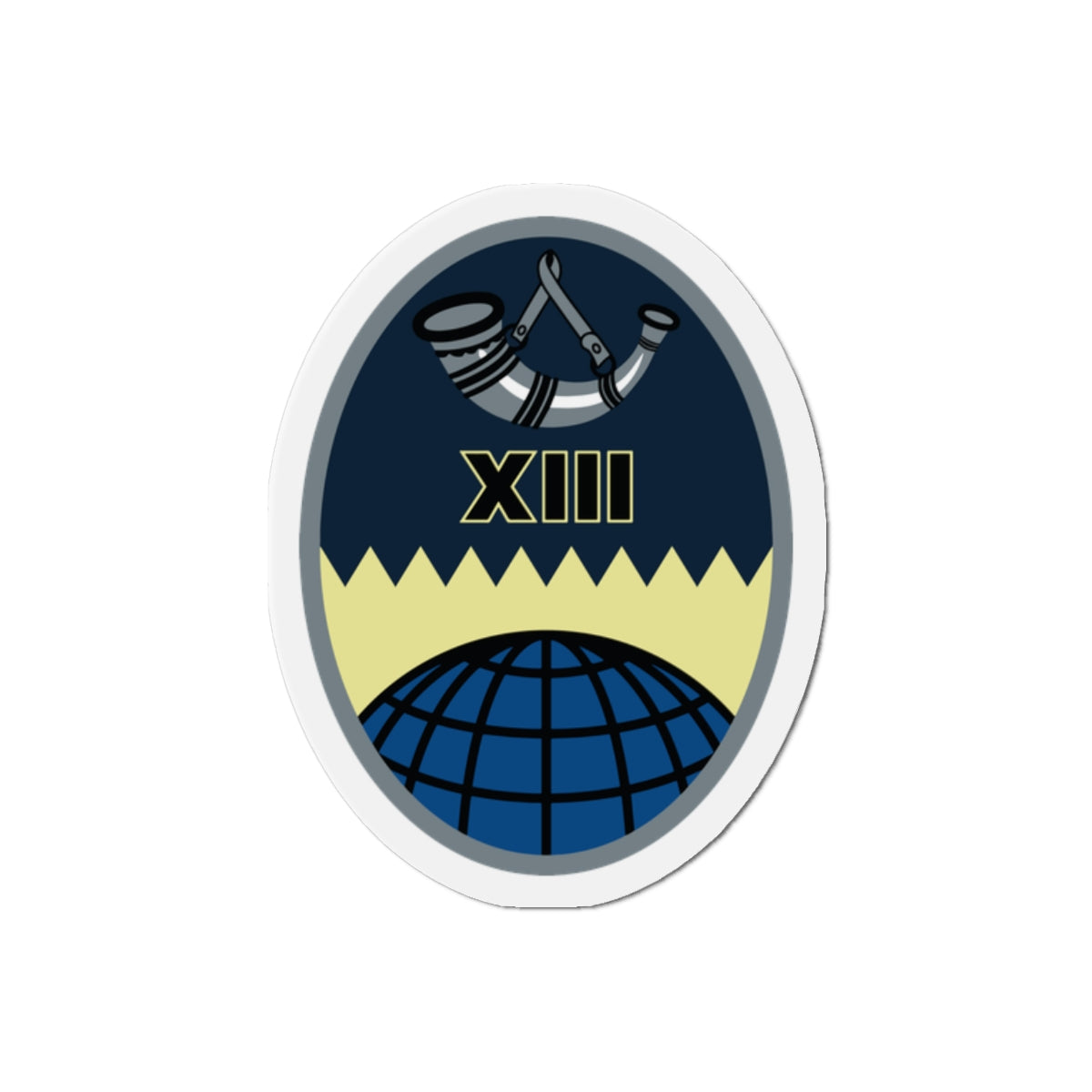 Die-Cut Magnet - USSF - 13th Space Warning Squadron wo txt