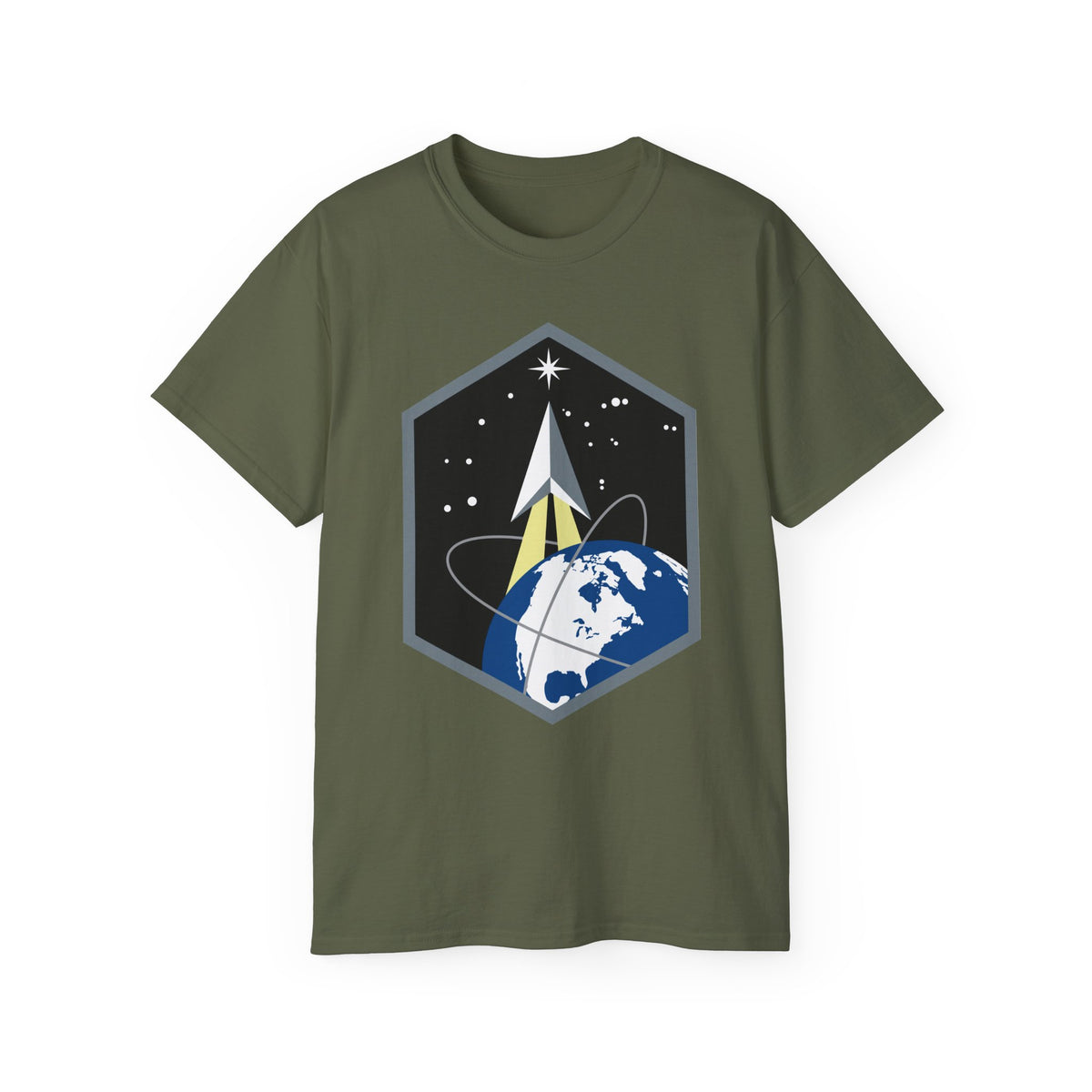 Unisex Ultra Cotton Tee - USSF - Space Base Delta 2 wo txt