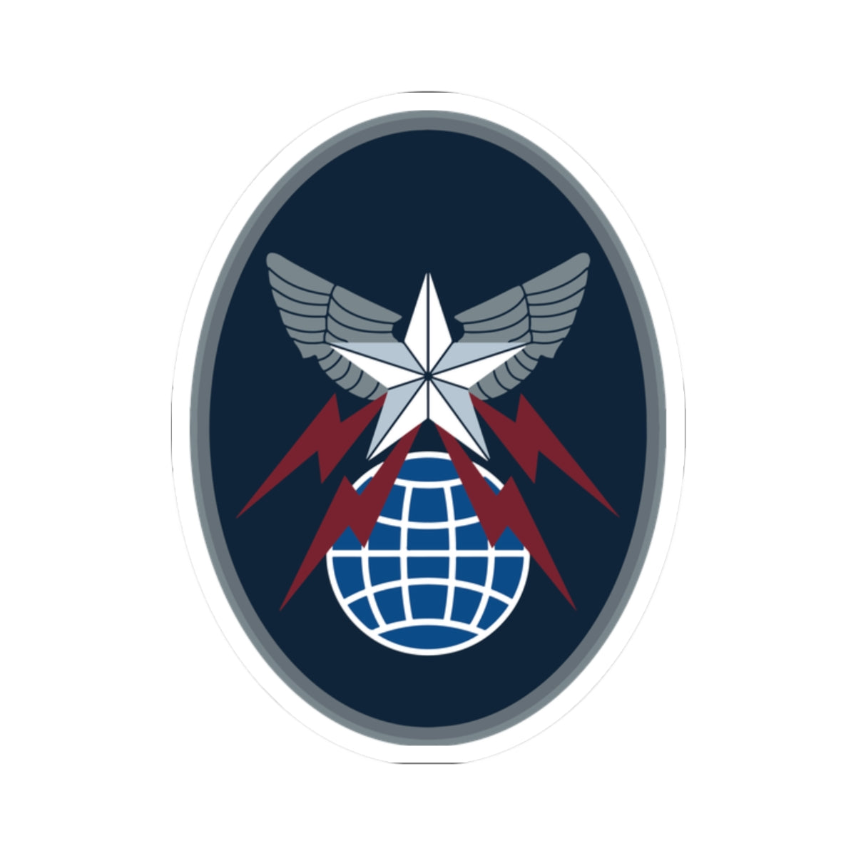 Kiss-Cut Sticker - USSF - 4th Space Operations Squadron wo txt X 300
