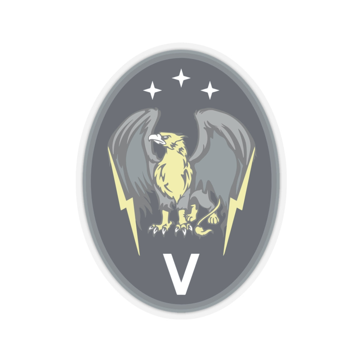 Kiss-Cut Sticker - USSF - 5th Electromagnetic Warfare Squadron wo txt X 300