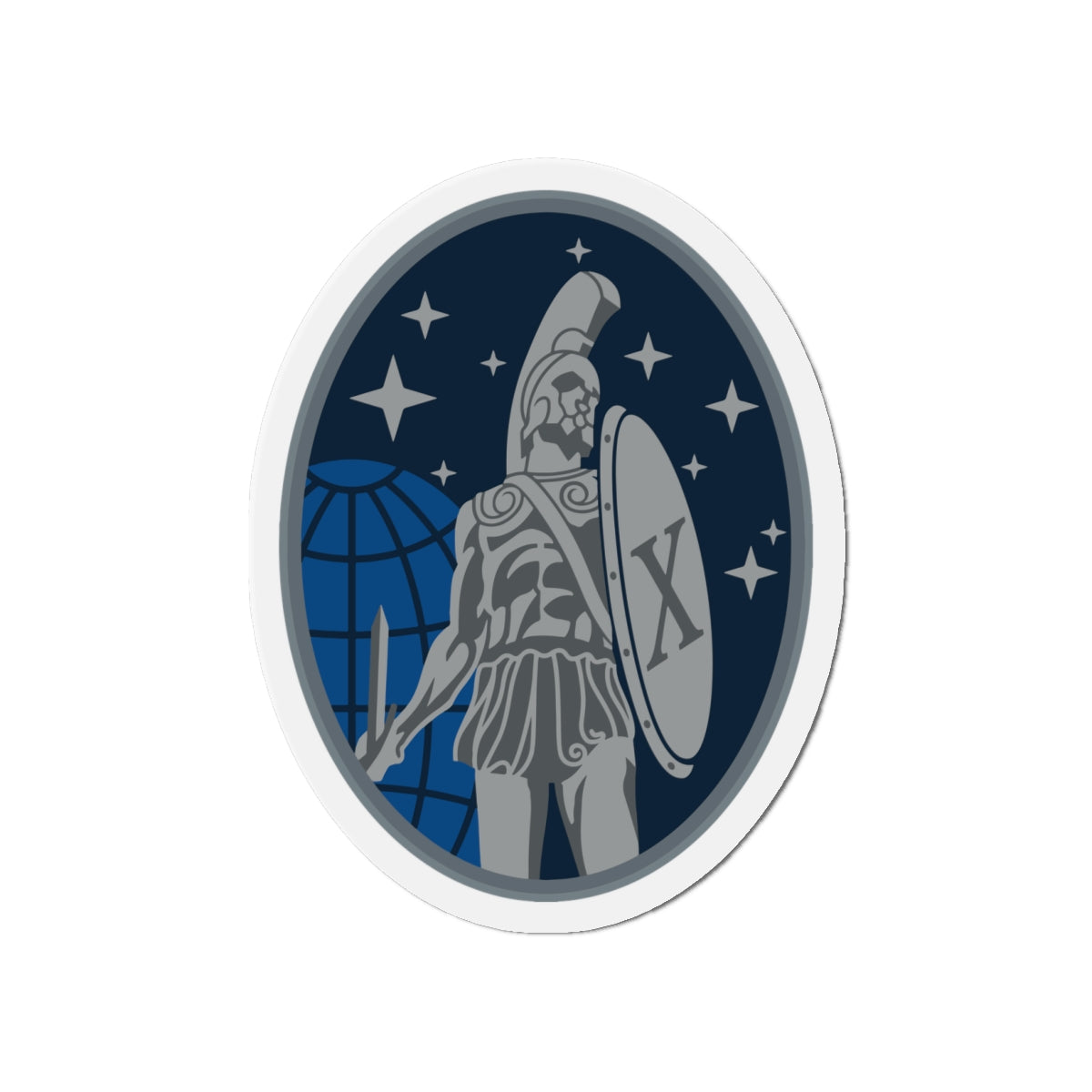 Die-Cut Magnet - USSF - 10th Space Warning Squadron wo txt