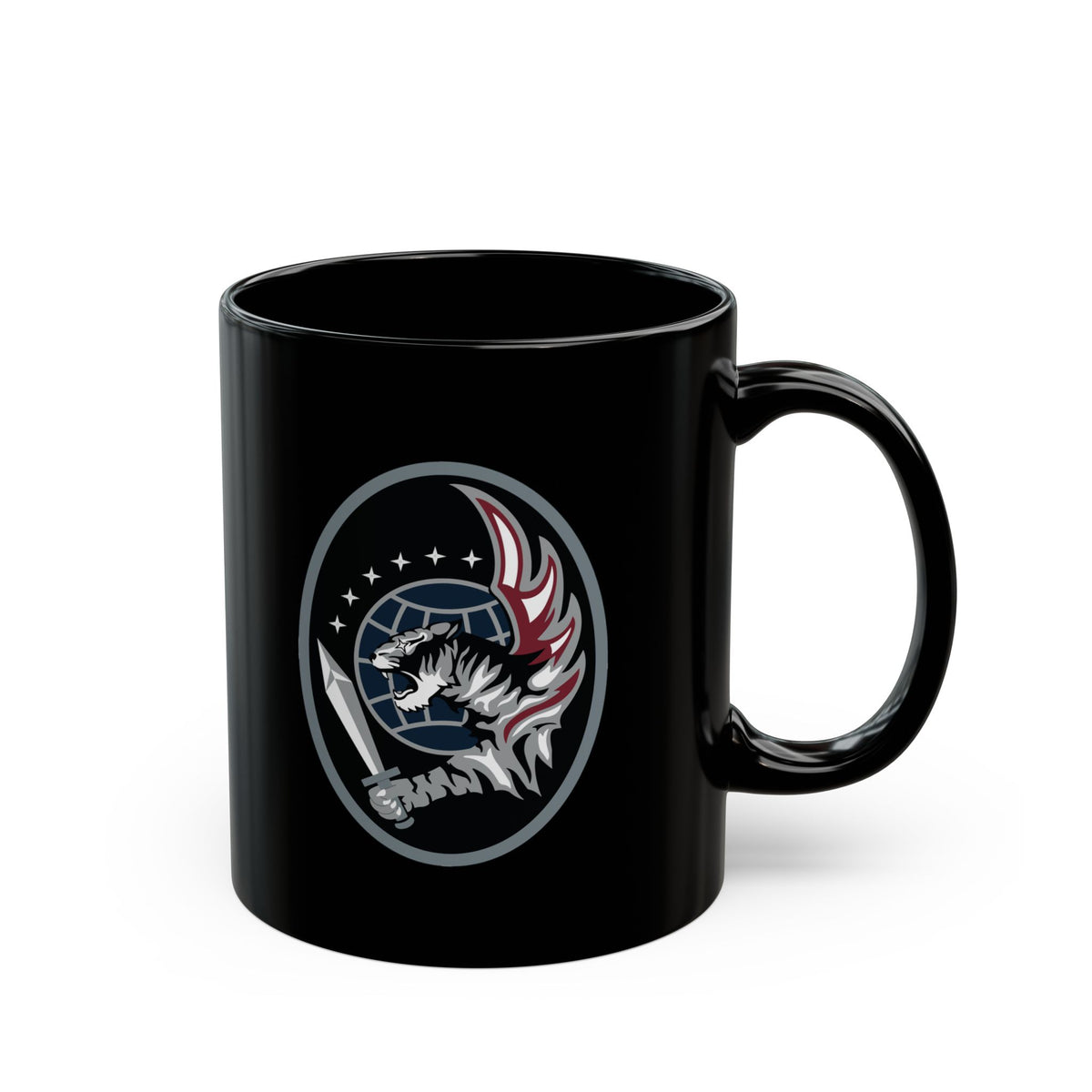Black Mug (11oz, 15oz) - USSF - 55th Combat Training Squadron wo txt
