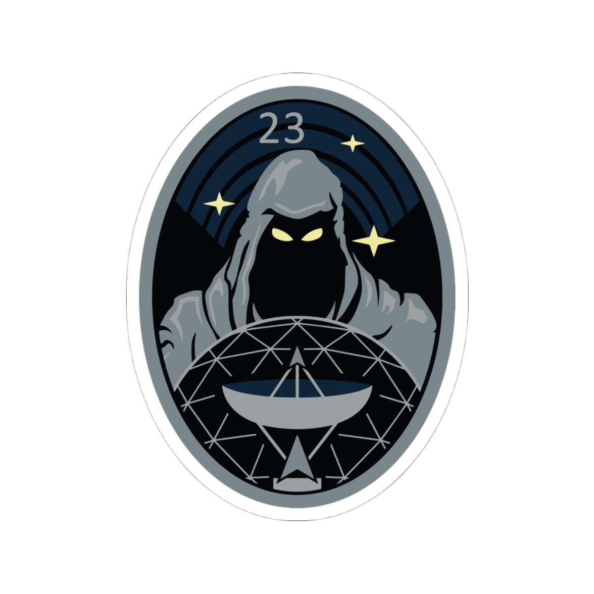 Kiss-Cut Sticker - USSF - 23rd Space Operations Squadron wo txt