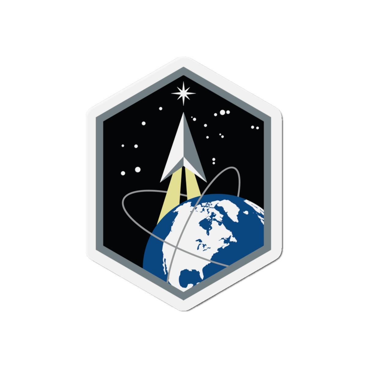 Die-Cut Magnet - USSF - Space Base Delta 2 wo txt