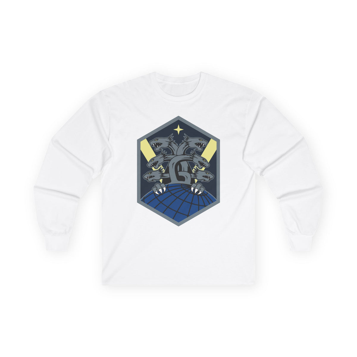 Unisex Ultra Cotton Long Sleeve Tee - USSF - Space Base Delta 1 wo txt