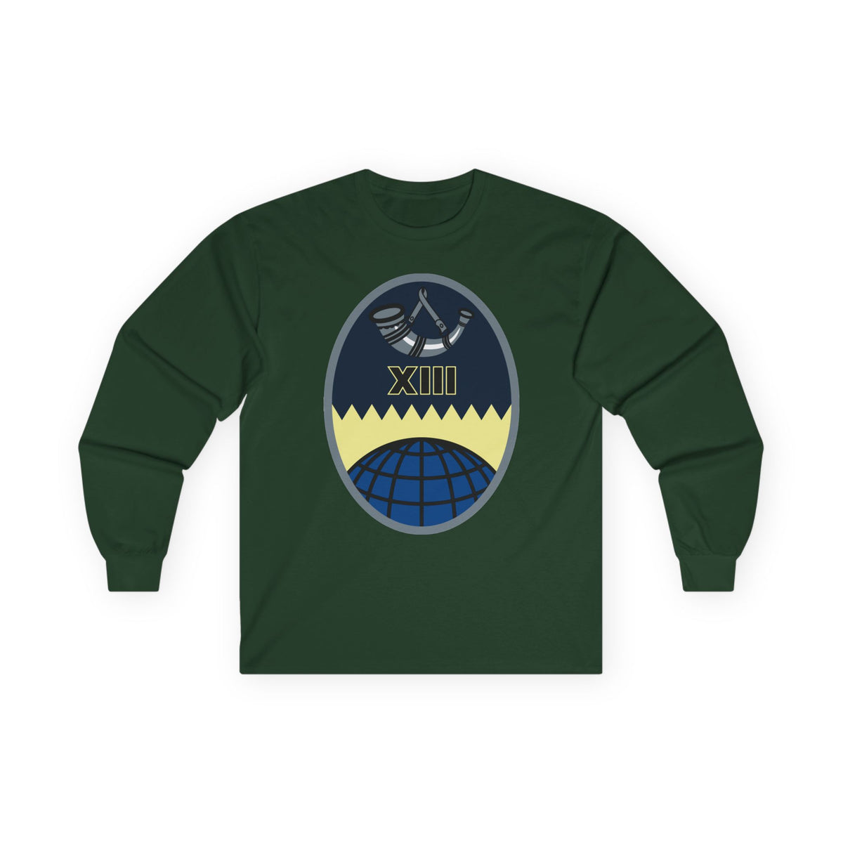 Unisex Ultra Cotton Long Sleeve Tee - USSF - 13th Space Warning Squadron wo txt