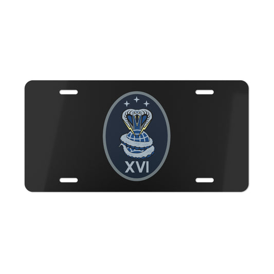 Vanity License Plate - USSF - 16th Electromagnetic Warfare Squadron wo txt