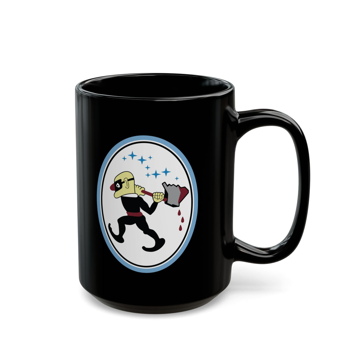 Black Mug (11oz, 15oz) - USSF - 25th Space Range Squadron wo txt
