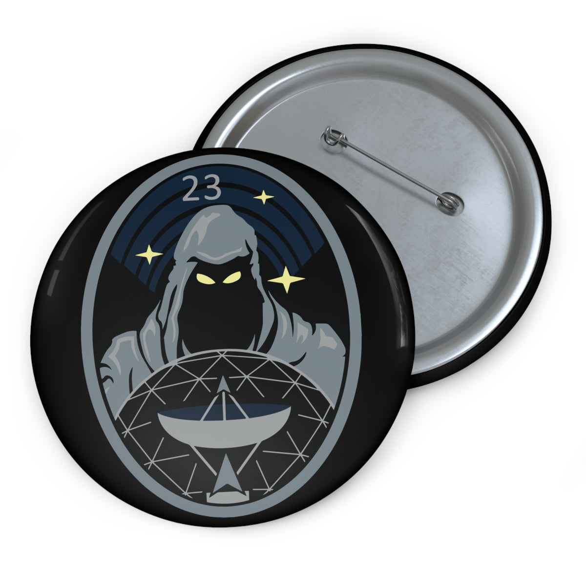 Custom Pin Button - USSF - 23rd Space Operations Squadron wo txt