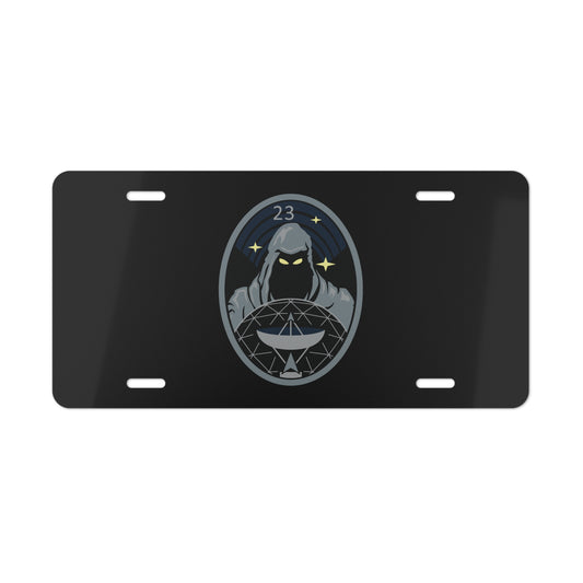 Vanity License Plate - USSF - 23rd Space Operations Squadron wo txt