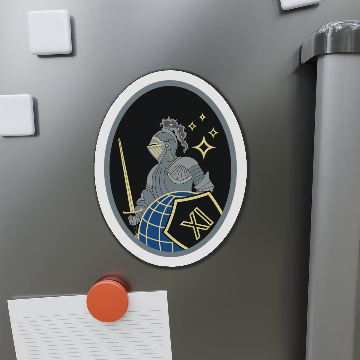 Die-Cut Magnet - USSF - 11th Space Warning Squadron wo txt