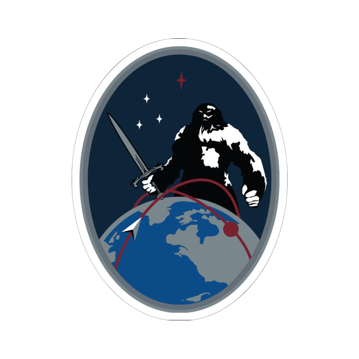 Kiss-Cut Sticker - USSF - 9th Combat Training Squadron wo txt