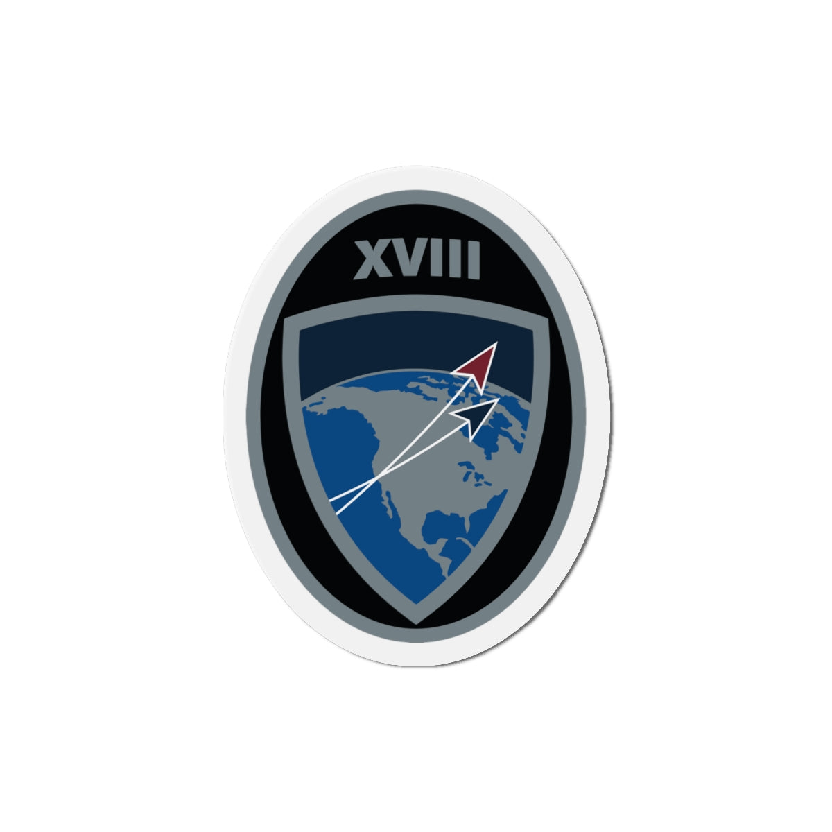 Die-Cut Magnet - USSF - 18th Space Defense Squadron wo txt