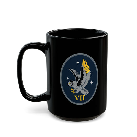 Black Mug (11oz, 15oz) - USSF - 7th Space Warning Squadron wo txt