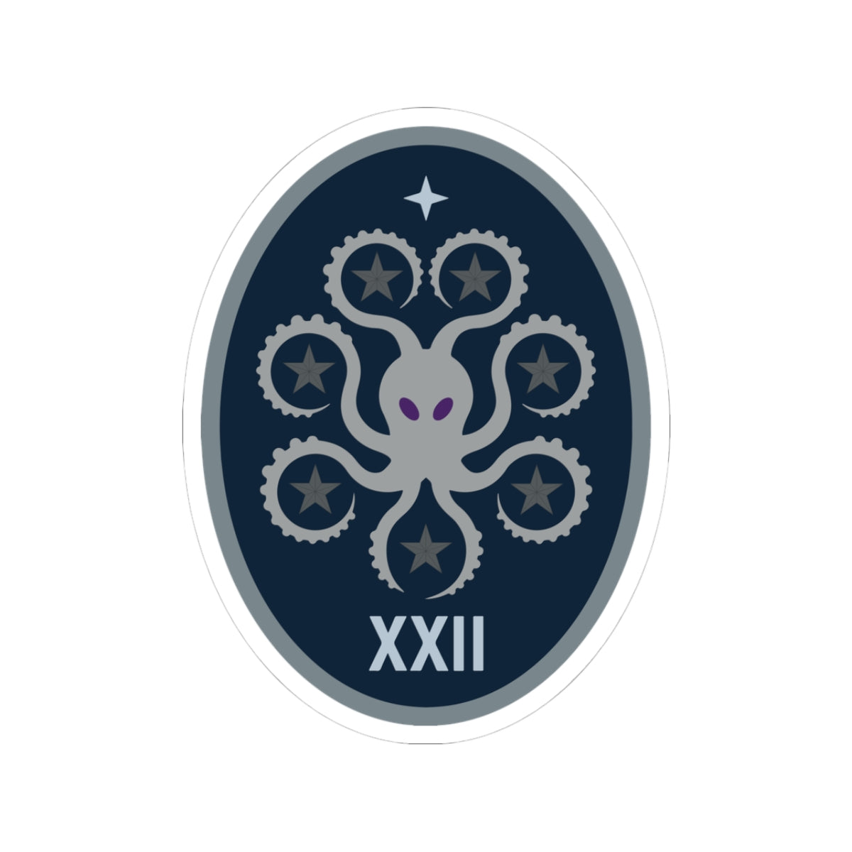Kiss-Cut Sticker - USSF - 22nd Space Operations Squadron wo txt