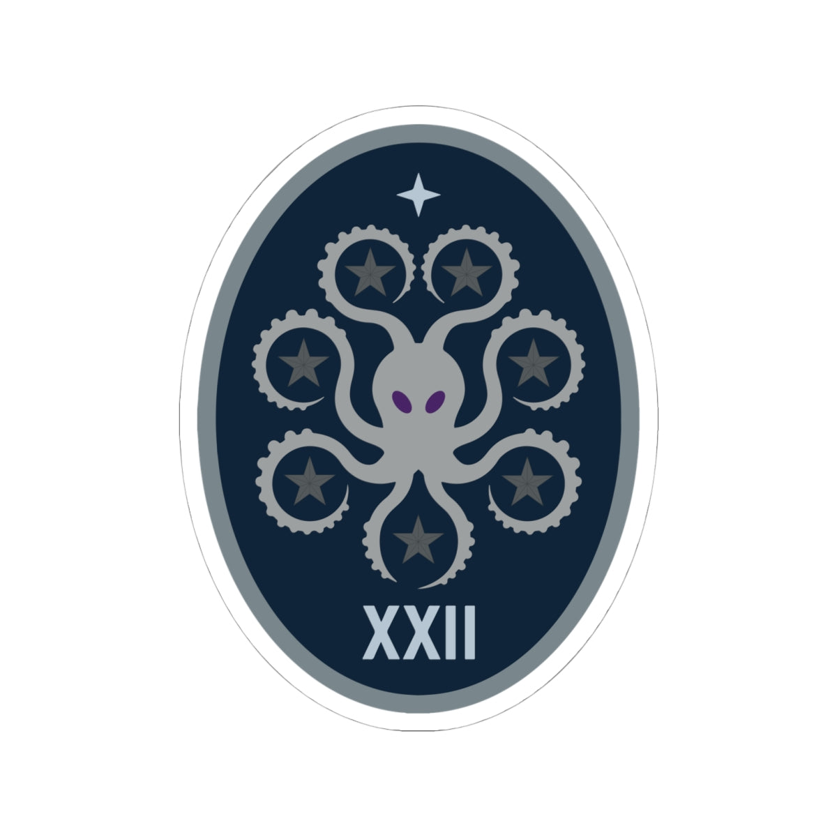 Kiss-Cut Sticker - USSF - 22nd Space Operations Squadron wo txt