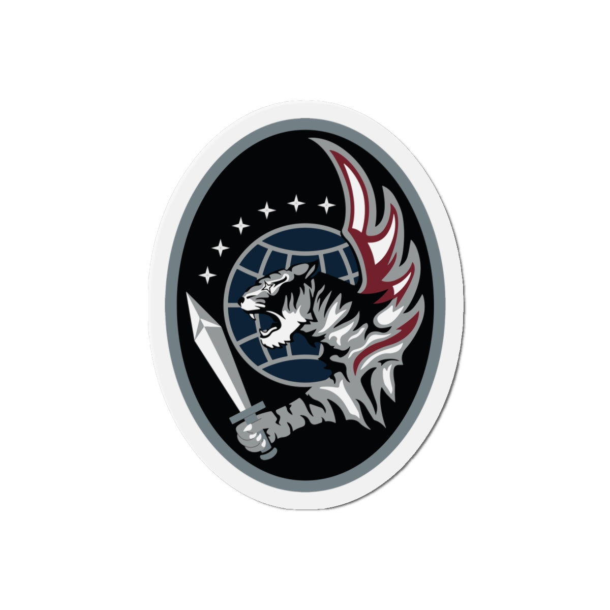 Die-Cut Magnet - USSF - 55th Combat Training Squadron wo txt