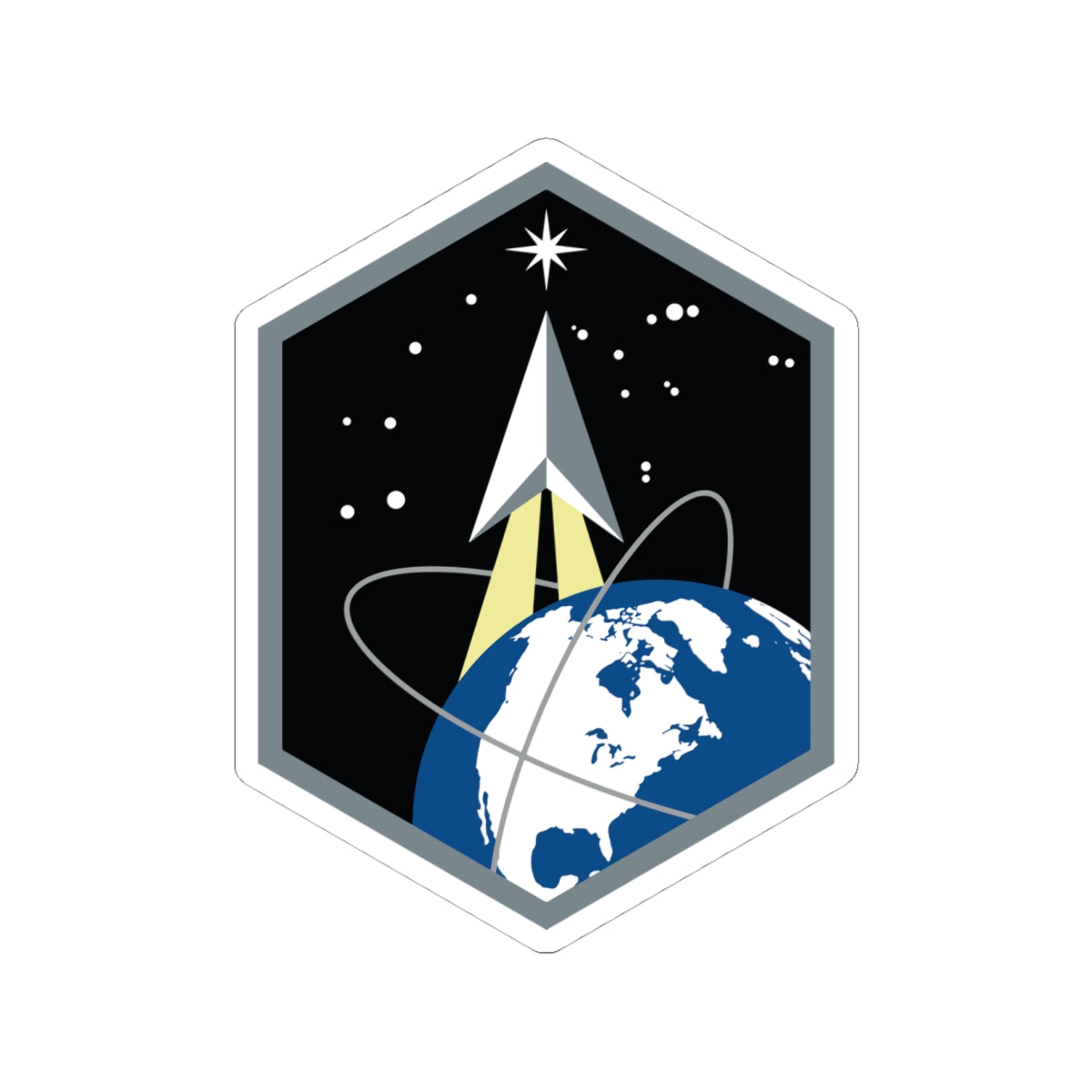 Kiss-Cut Sticker - USSF - Space Base Delta 2 wo txt