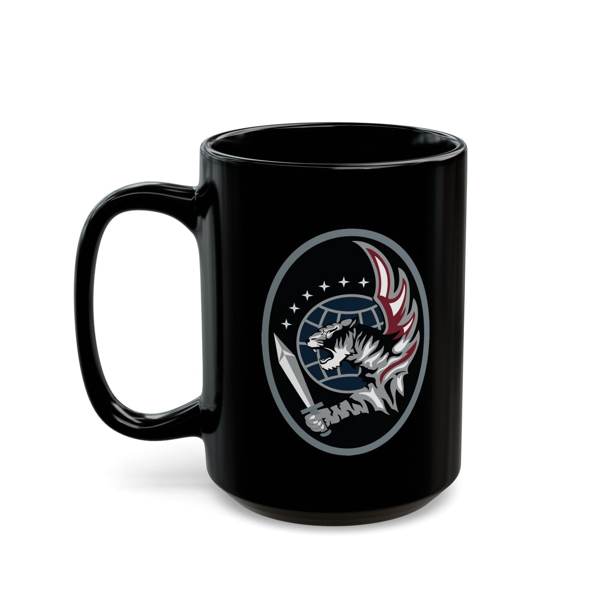 Black Mug (11oz, 15oz) - USSF - 55th Combat Training Squadron wo txt