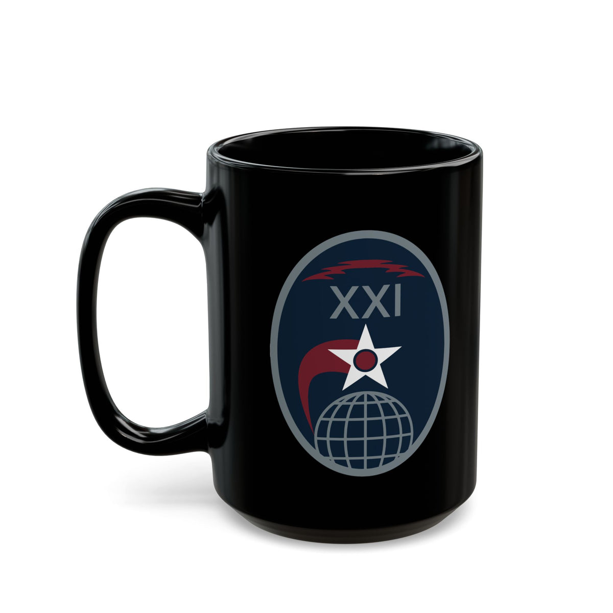 Black Mug (11oz, 15oz) - USSF - 21st Space Operations Squadron wo txt