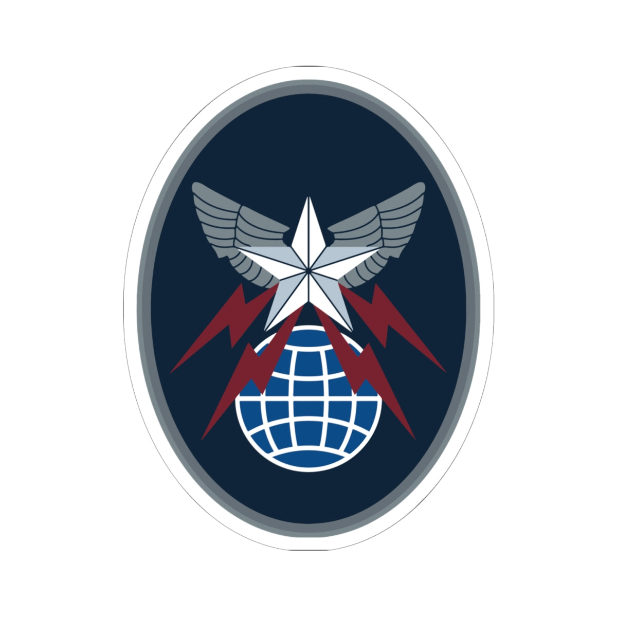 Kiss-Cut Sticker - USSF - 4th Space Operations Squadron wo txt X 300