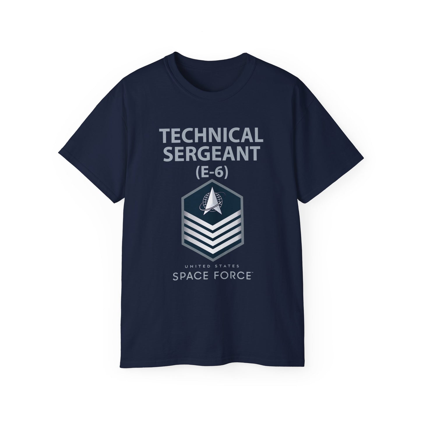 Unisex Ultra Cotton Tee -  USSF - E6 Technical Sergeant - US Space Force