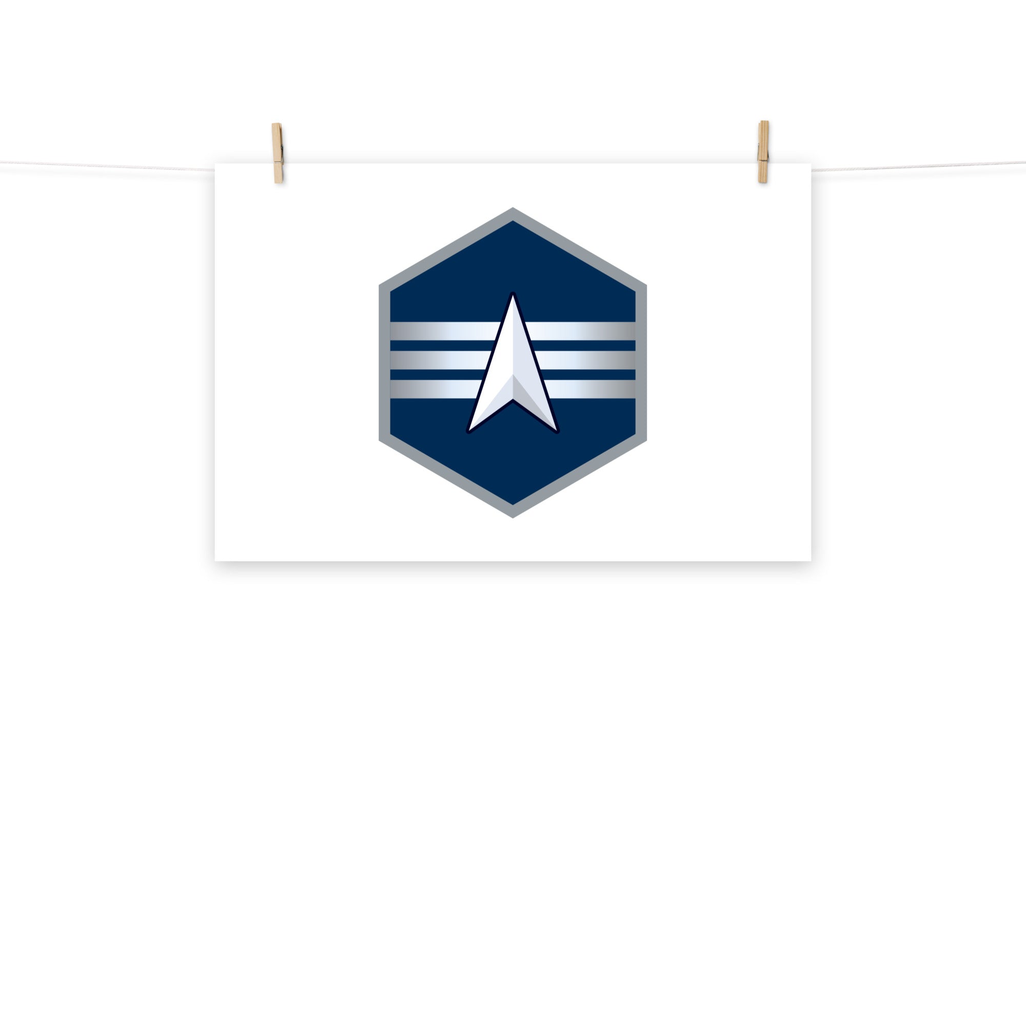USSF E4 Specialist Poster | Official Space Force Rank Insignia Wall Art ...