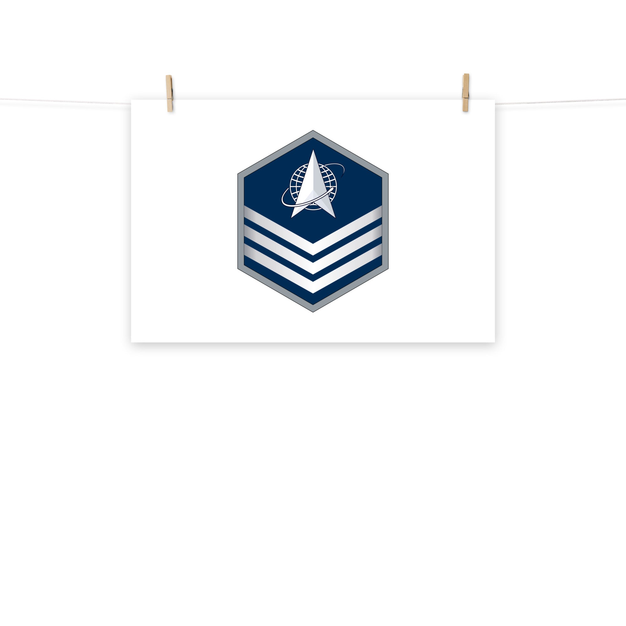 USSF E5 Sergeant Poster | Space Force Rank Photo Paper Print – Space ...