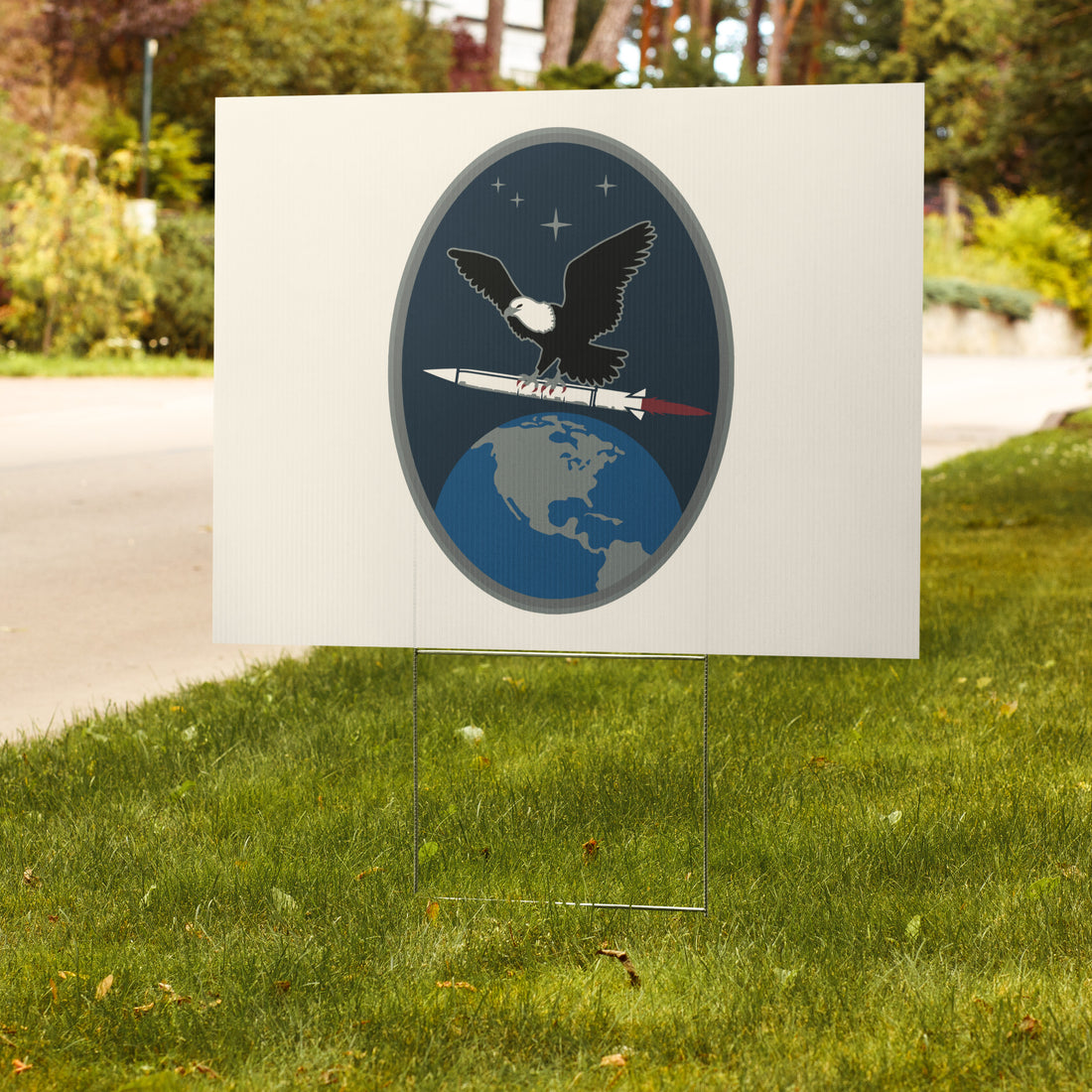 USSF 2nd Space Warning Squadron Yard Sign | Official Space Force Decor ...